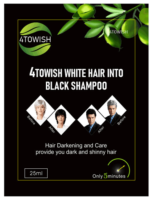 4towish-White Hair into Black(Value pack 20 sachets 500ML)save 40USD