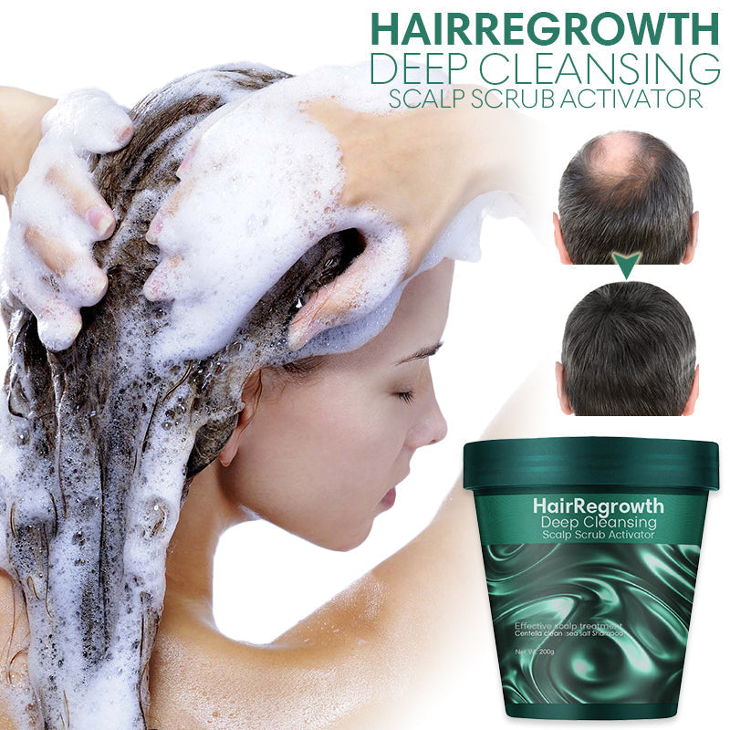 HairRegrowth Deep Cleansing Scalp Scrub Activator 1